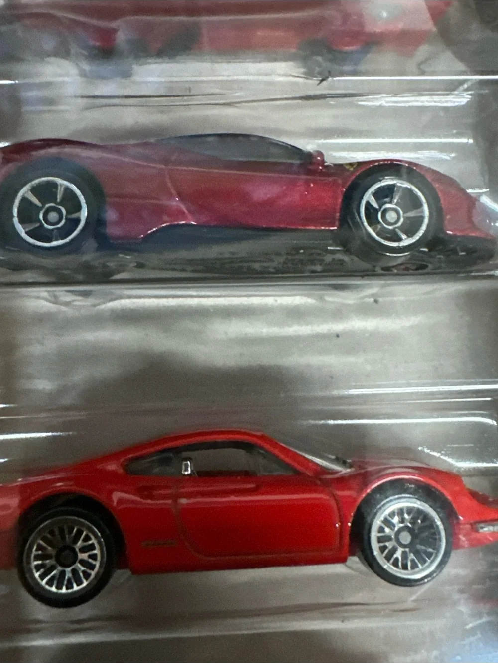 Hot Wheels 5-Pack Red Die-Cast Sports Car Set